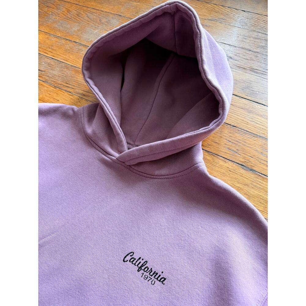 ZARA Dusty Pink 'California 1970' Hoodie Girls sz 11-12